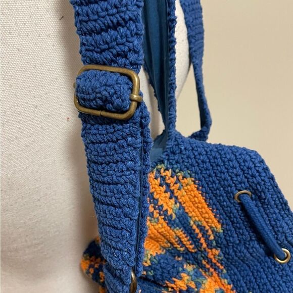NWOT Free People Montana Crochet Backpack- So cool in crochet  backpack - Picture 7 of 7